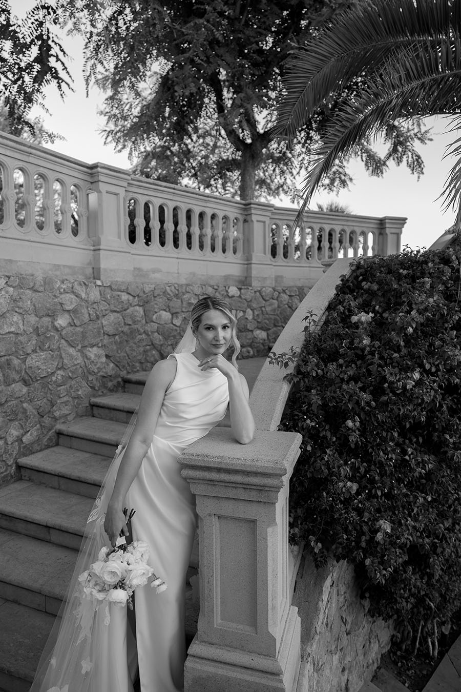Bride portrait at Xalet del Nin